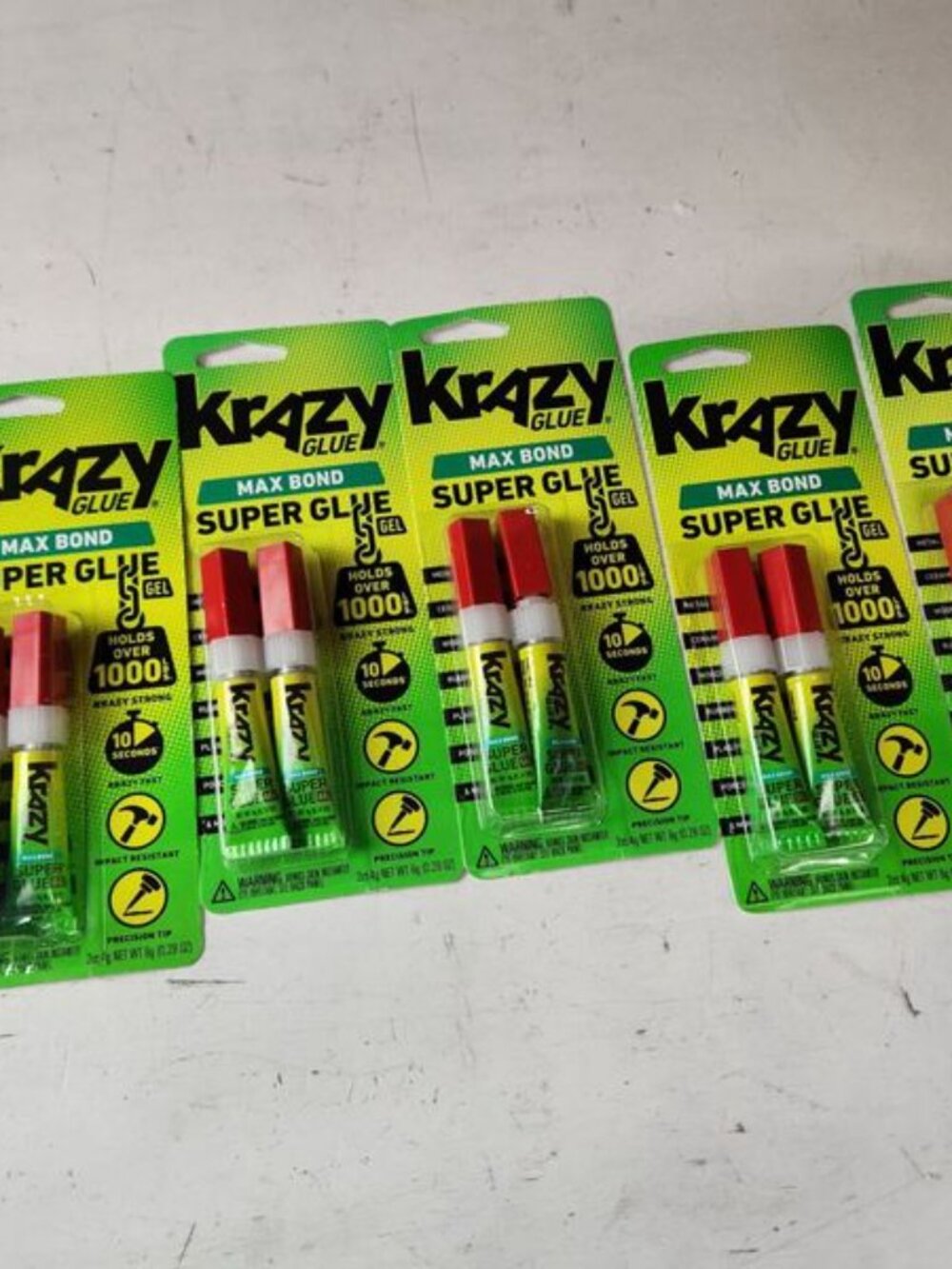 Krazy Glue KG817 Maximum Bond Super Glue, 5 Count